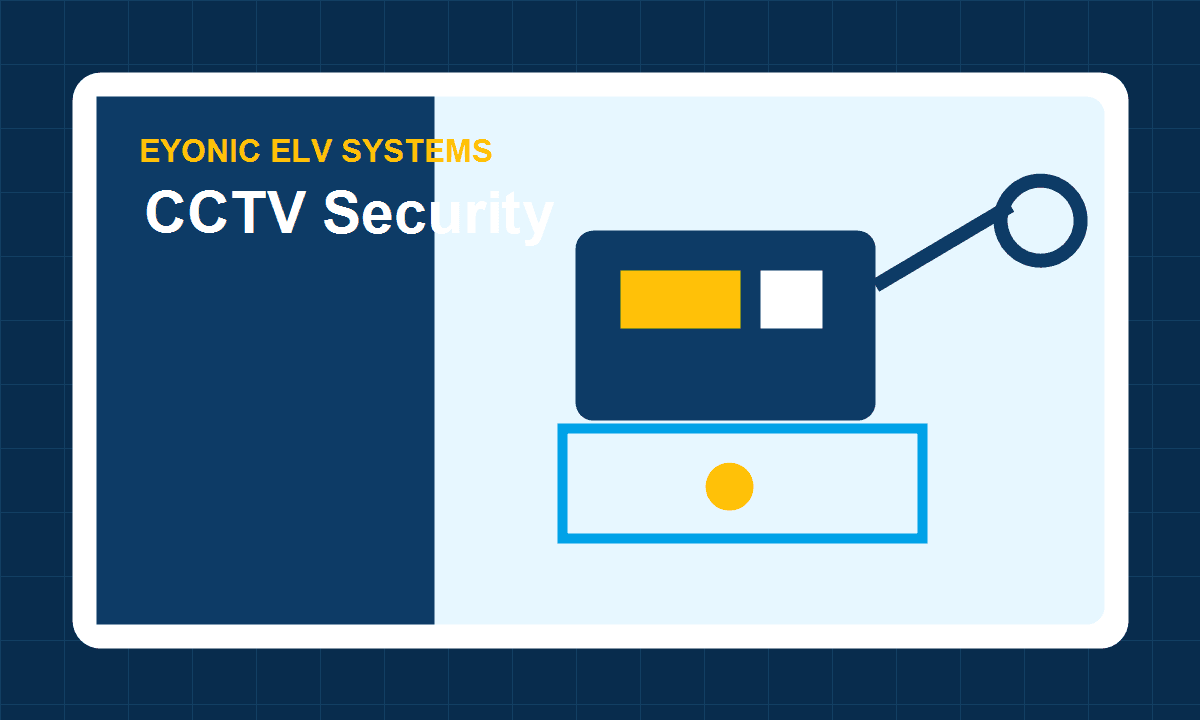 CCTV camera and monitoring system visual for Eyonic security installation services