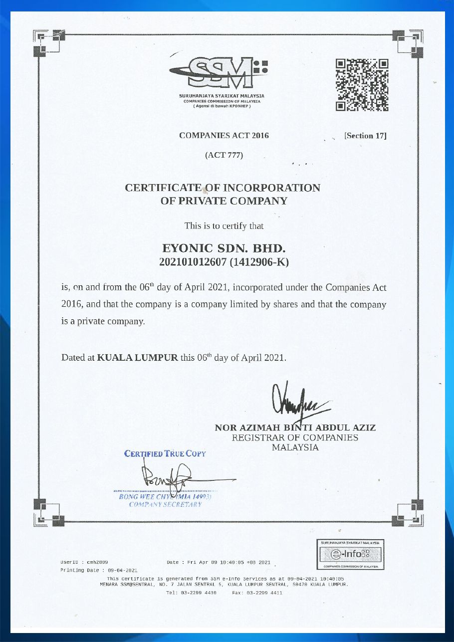 Eyonic Sdn Bhd company profile, page 26 of 36