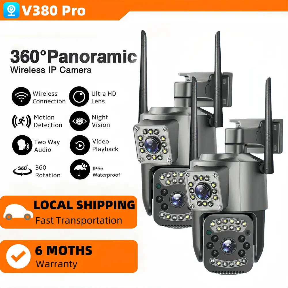V380 Pro Wi-Fi / 4G camera options — Cam720 CCTV Store TikTok Shop listing image